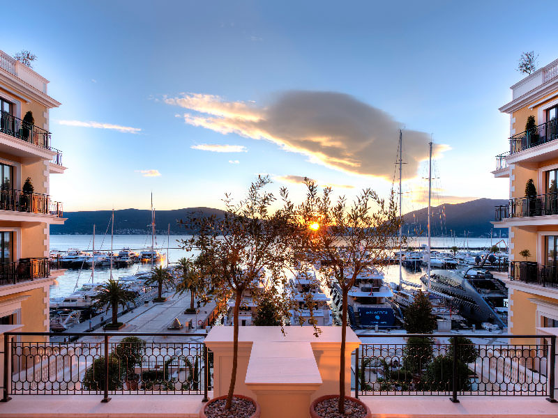 Sunset terrace at Regent Porto Montenegro