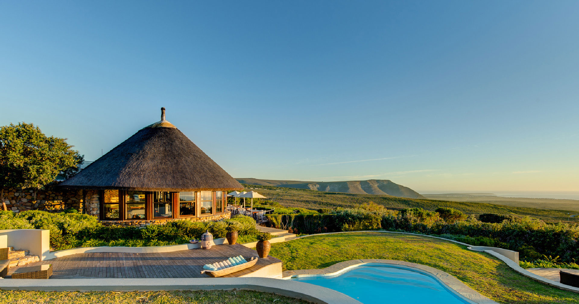 Garden Lodge and Pool at Grootbos Private Nature Reserve
